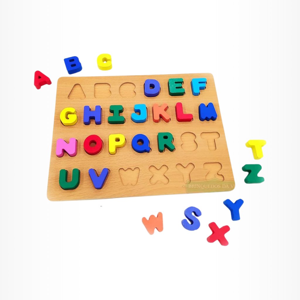 Brinquedo didático: alfabeto