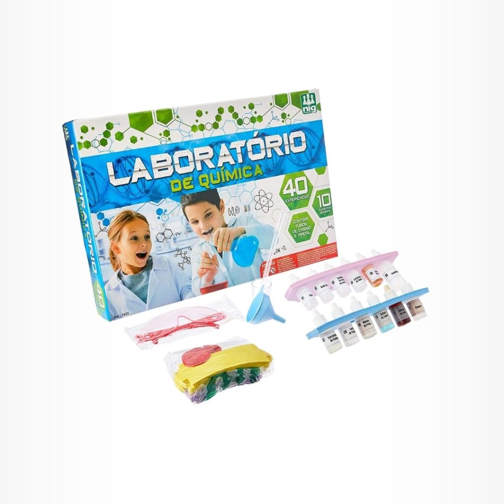 kit de ciência infantil