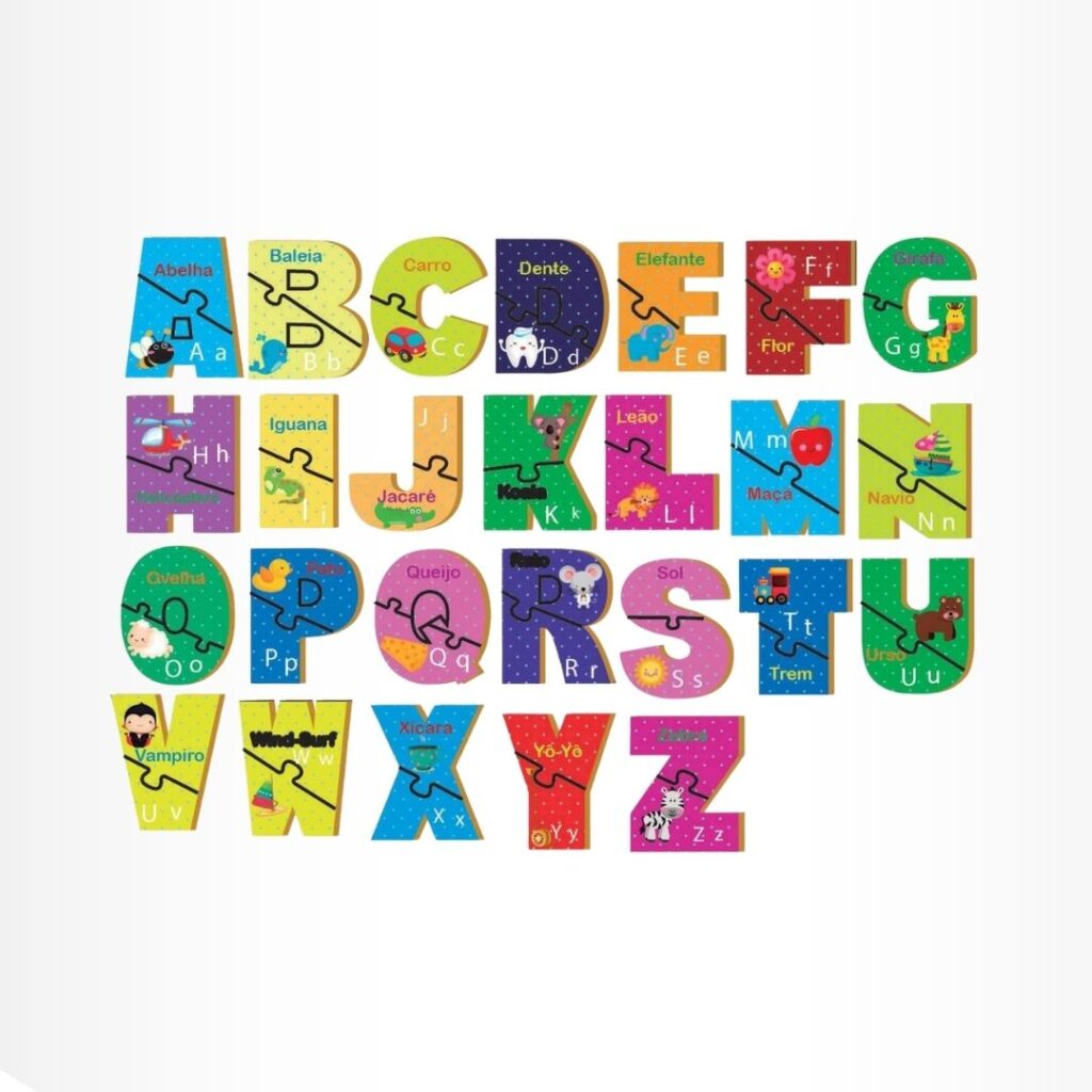 Letras no alfabeto