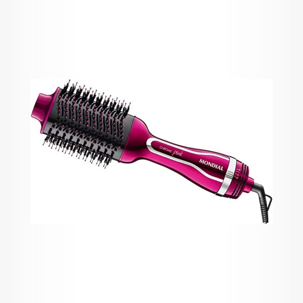 Escova de cabelo rotatória