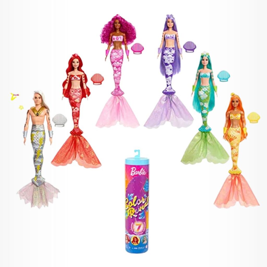 Barbie Color Reveal Sereia Arco-íris