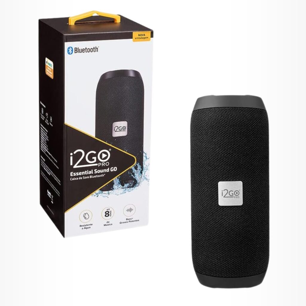 1. Uma caixa de som Bluetooth portátil para ouvir música em qualquer lugar 