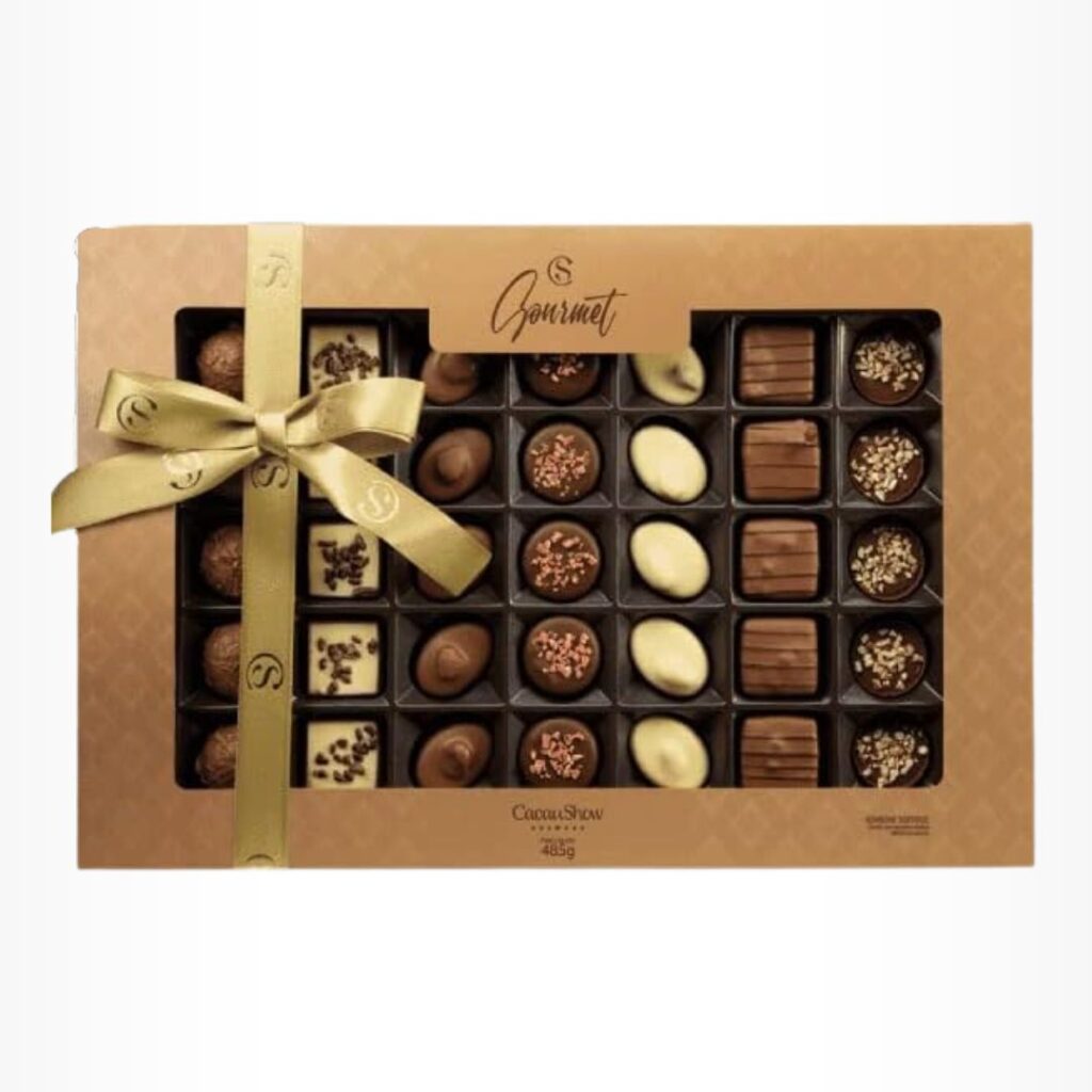 17. Uma caixa de chocolates gourmet para os amantes de doces