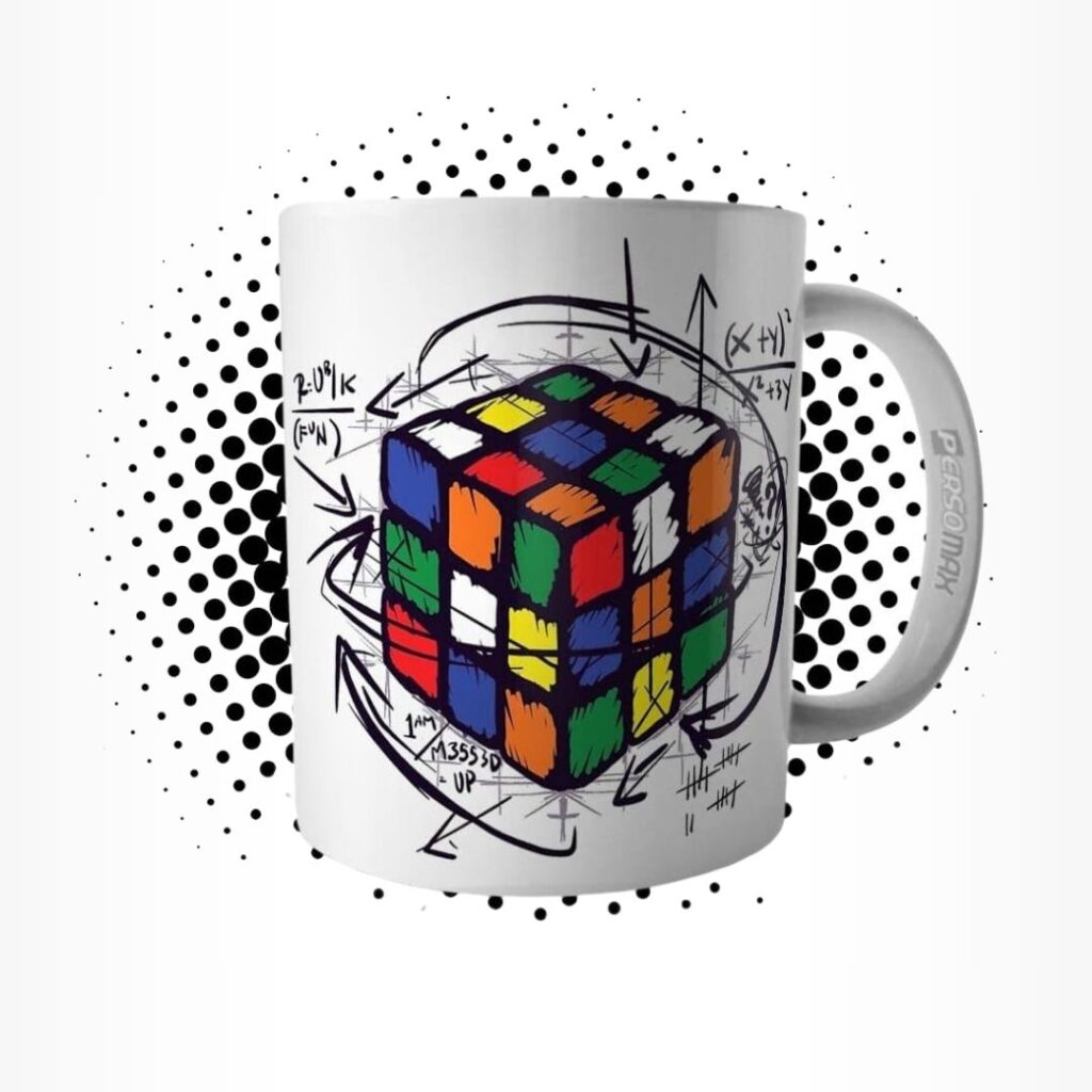 Caneca cubo mágico - método Fridrich