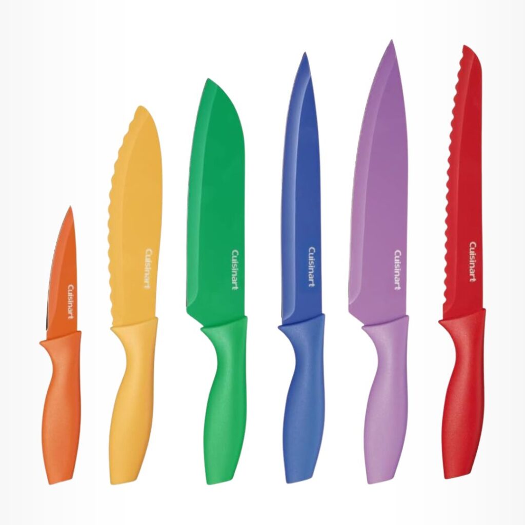 4. Um conjunto de facas de cozinha de alta qualidade 