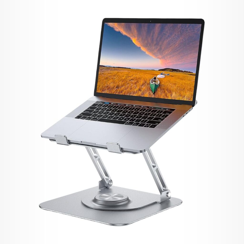 8. Uma mesa de suporte para laptop